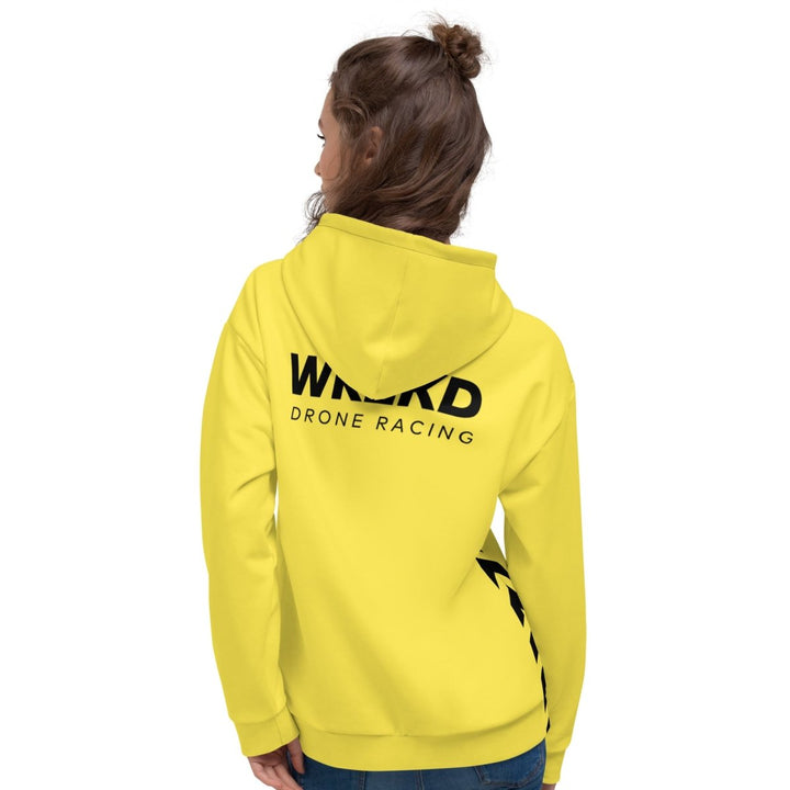 WREKD Drone Racing Unisex Hoodie - Yellow at WREKD Co.