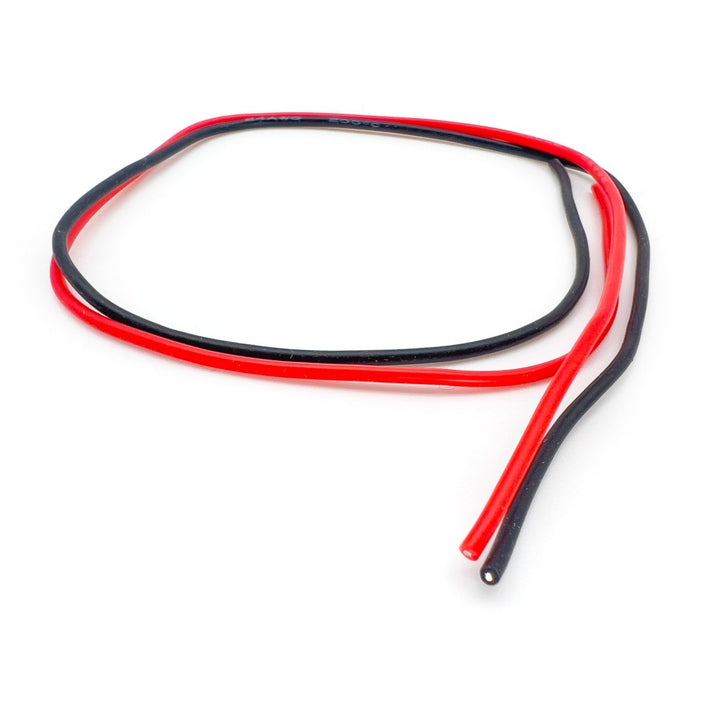 WREKD Premium Silicone Wire (Cut to length, by the Foot) (1 Red, 1 Black) - Choose Gauge at WREKD Co.